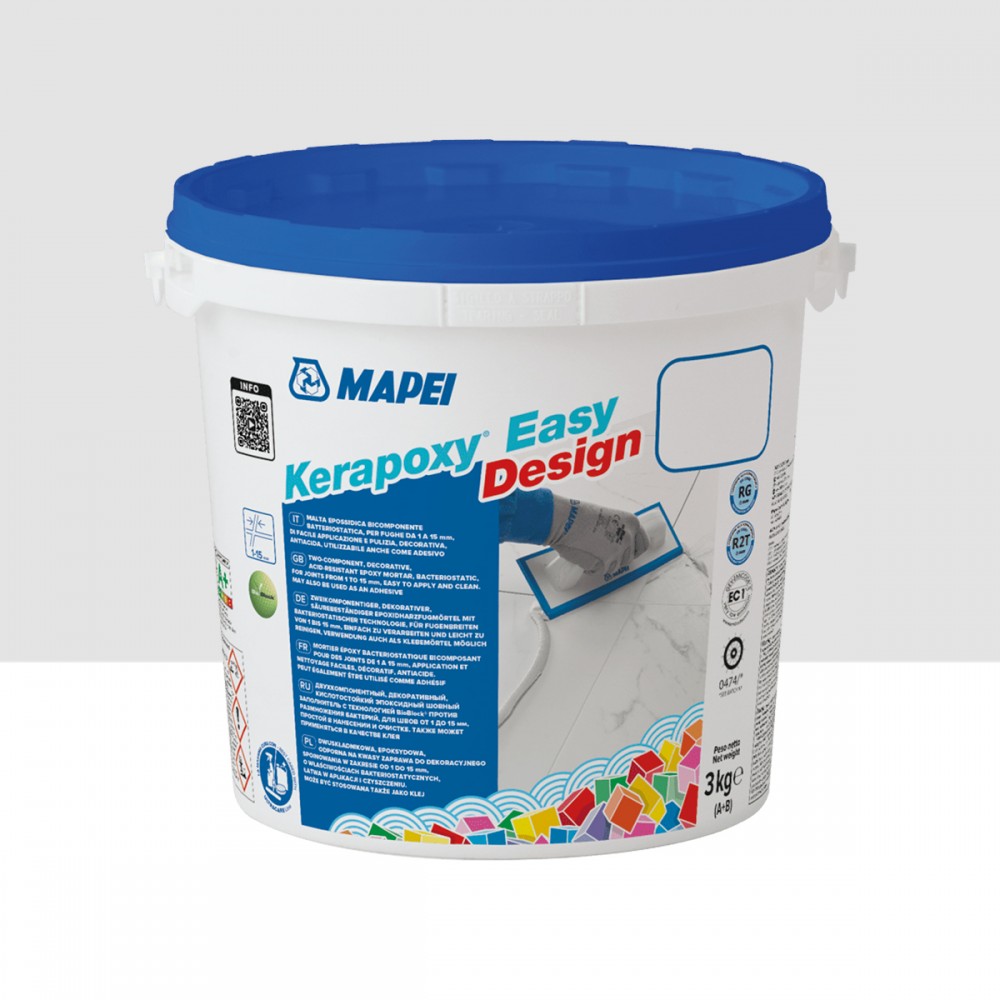 Епоксидний шовний заповнювач (фуга) MAPEI KERAPOXY EASY DESIGN №110, манхетен, 3 кг (5KB011003)