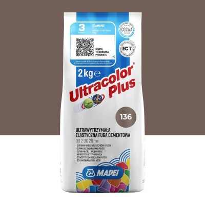 Цементне затирання MAPEI Ultracolor Plus 136 (гончарна глина) 2 кг (6013602A)