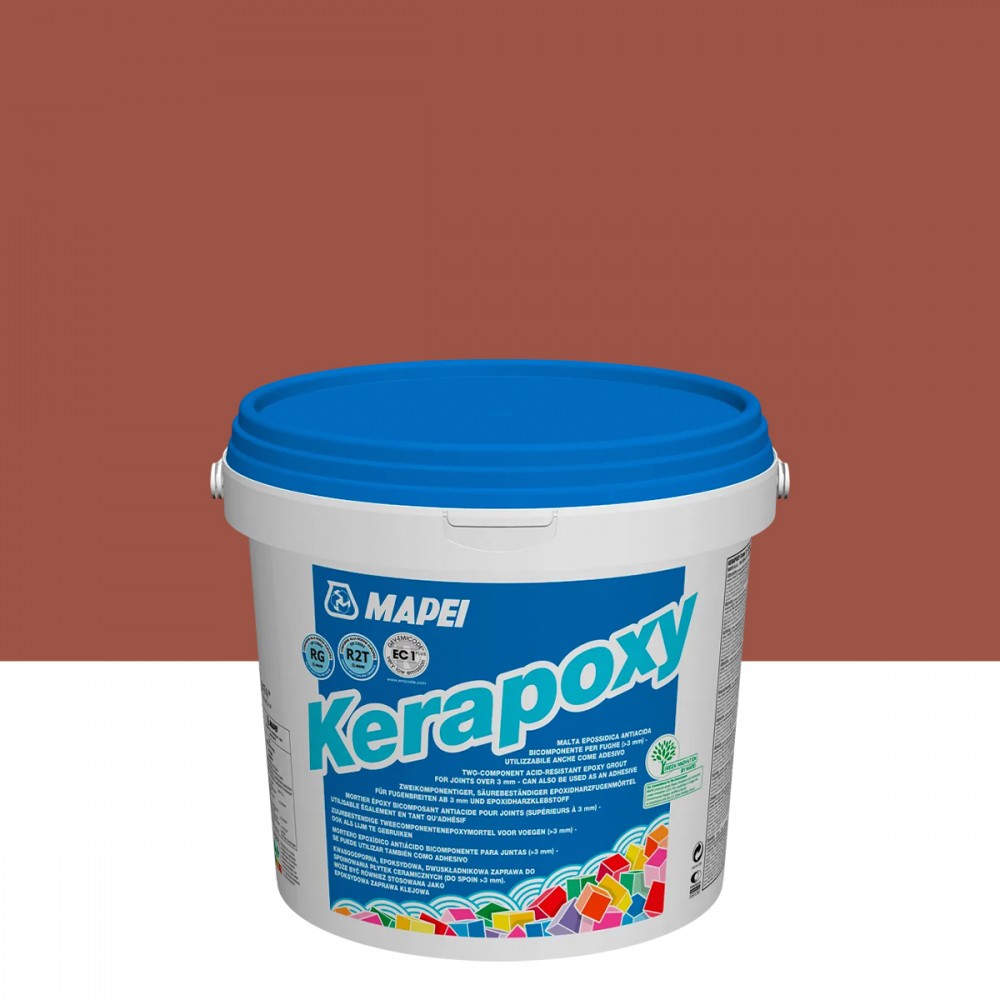 Епоксидний шовний заповнювач (фуга) MAPEI KERAPOXY №143, теракота, 2 кг (4514302)