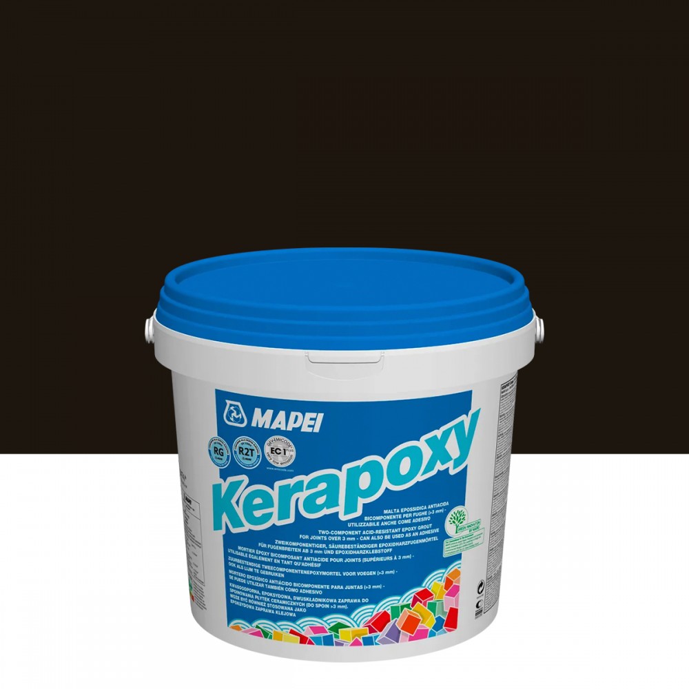 Епоксидний шовний заповнювач (фуга) MAPEI KERAPOXY №120, чорний, 2 кг (4512002)