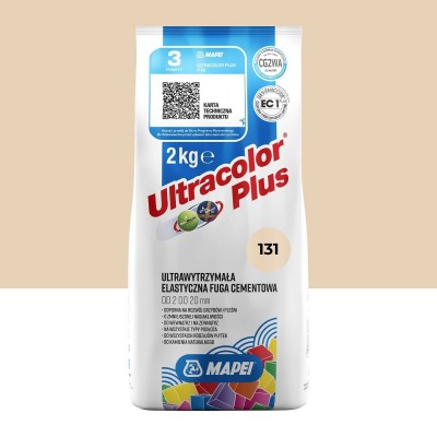 Цементная затирка MAPEI Ultracolor Plus 131 (ваниль) 2 кг (6013102A)