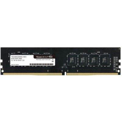 Модуль памяти DDR4 8GB/2666 Team Elite (TED48G2666C1901)