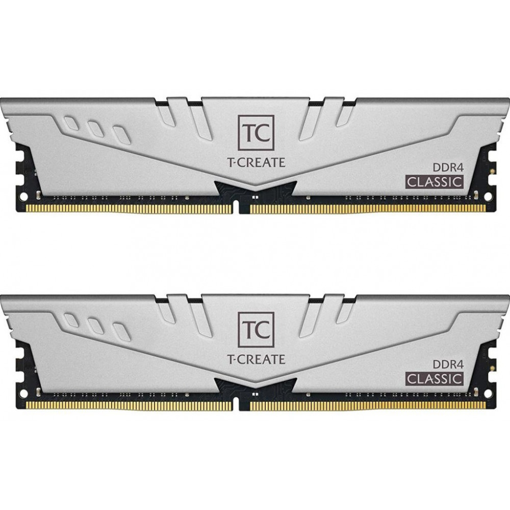 Модуль памяти DDR4 2х8GB/2666 Team T-Create Classic 10L Gray (TTCCD416G2666HC19DC01)