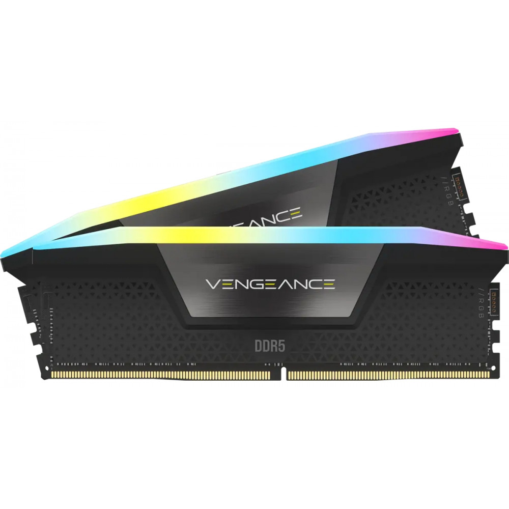 Модуль памяти DDR5 2x16GB/6000 Corsair Vengeance RGB Black (CMH32GX5M2B6000C40)