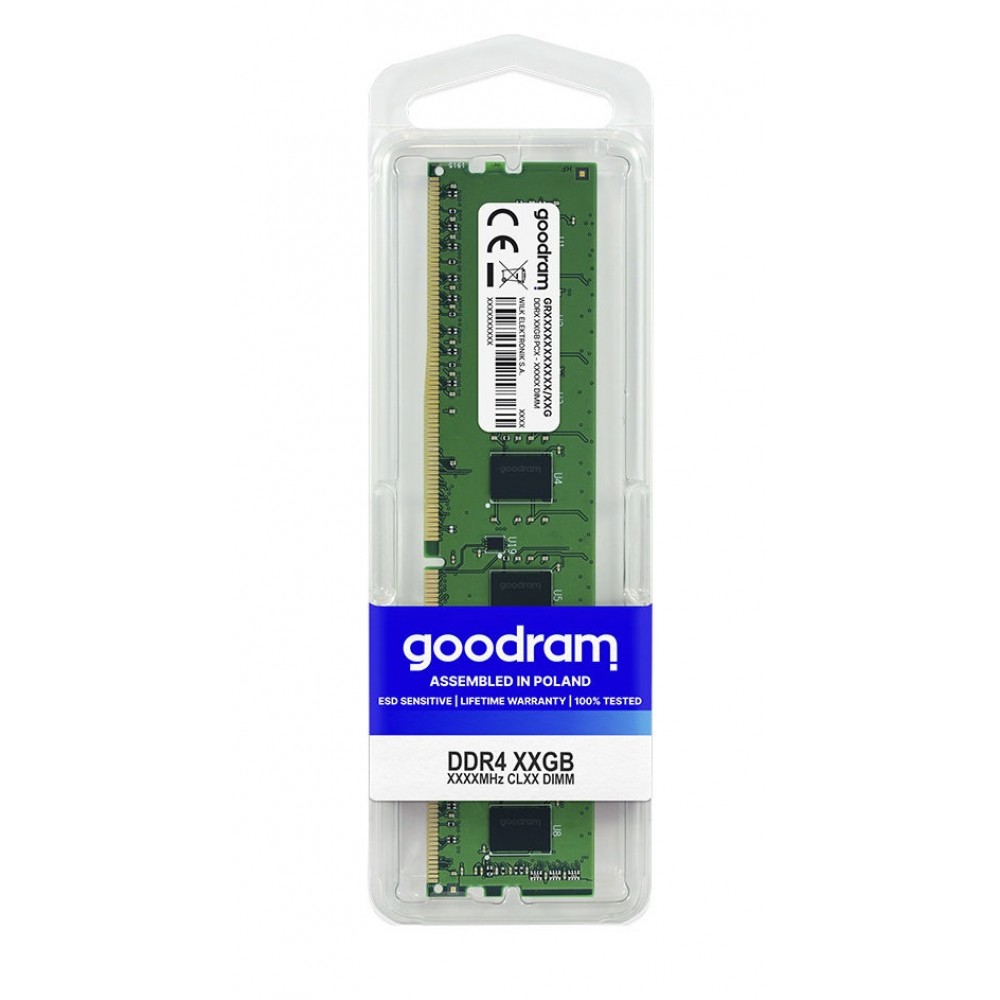 Модуль пам`ятi DDR4 16GB/2666 Goodram (GR2666D464L19/16G)