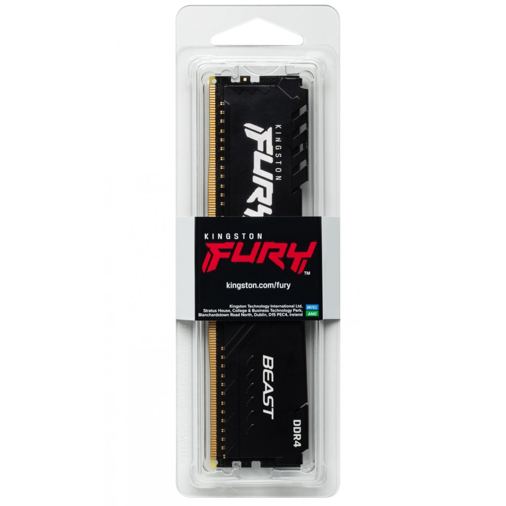 Модуль пам`ятi DDR4 32GB/2666 Kingston Fury Beast Black (KF426C16BB/32)