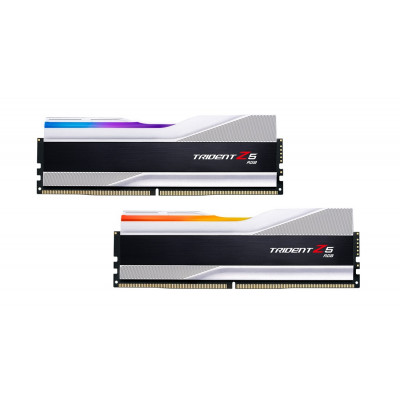 Модуль пам`ятi DDR5 2x16GB/7200 G.Skill Trident Z5 RGB Silver (F5-7200J3445G16GX2-TZ5RS)