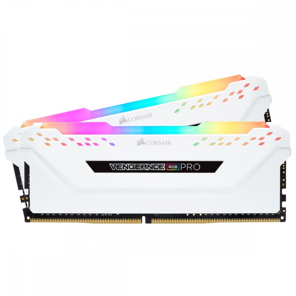 Модуль памяти DDR4 2x8GB/3200 Corsair Vengeance RGB Pro White (CMW16GX4M2C3200C16W)