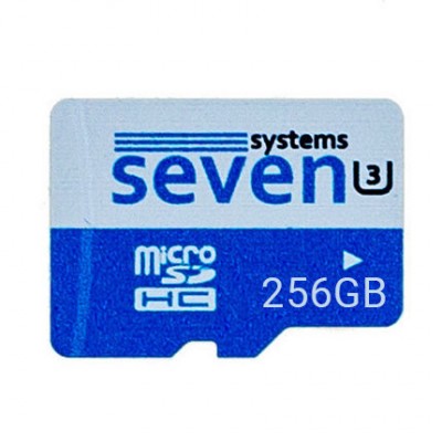 Карта памяти SEVEN Systems MicroSDHC 256 Гб UHS-3 U3