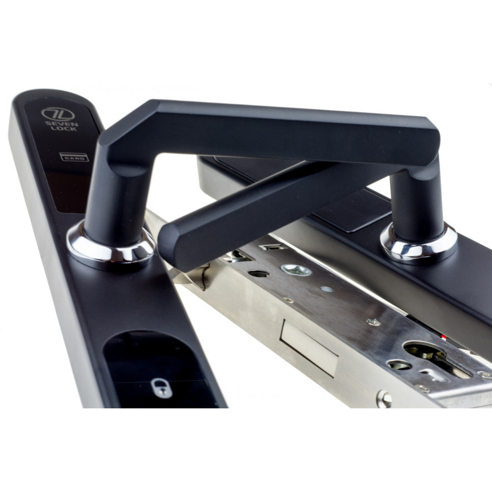 Електронний RFID замок для офісів SEVEN LOCK SL-7737S black ID MF