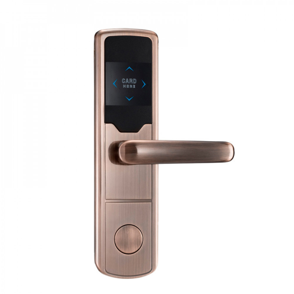 Электронный RFID замок для гостиниц и офисов SEVEN LOCK SL-7731 bronze