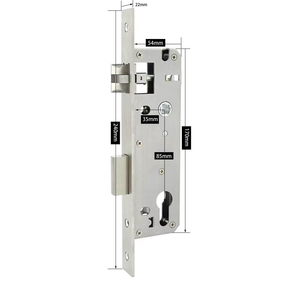 Електронний RFID замок для офісів SEVEN LOCK SL-7737S black ID MF