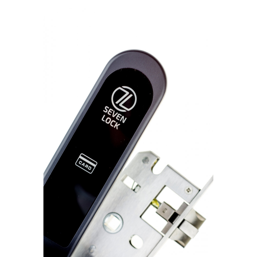 Електронний RFID замок для офісів SEVEN LOCK SL-7737S black ID MF