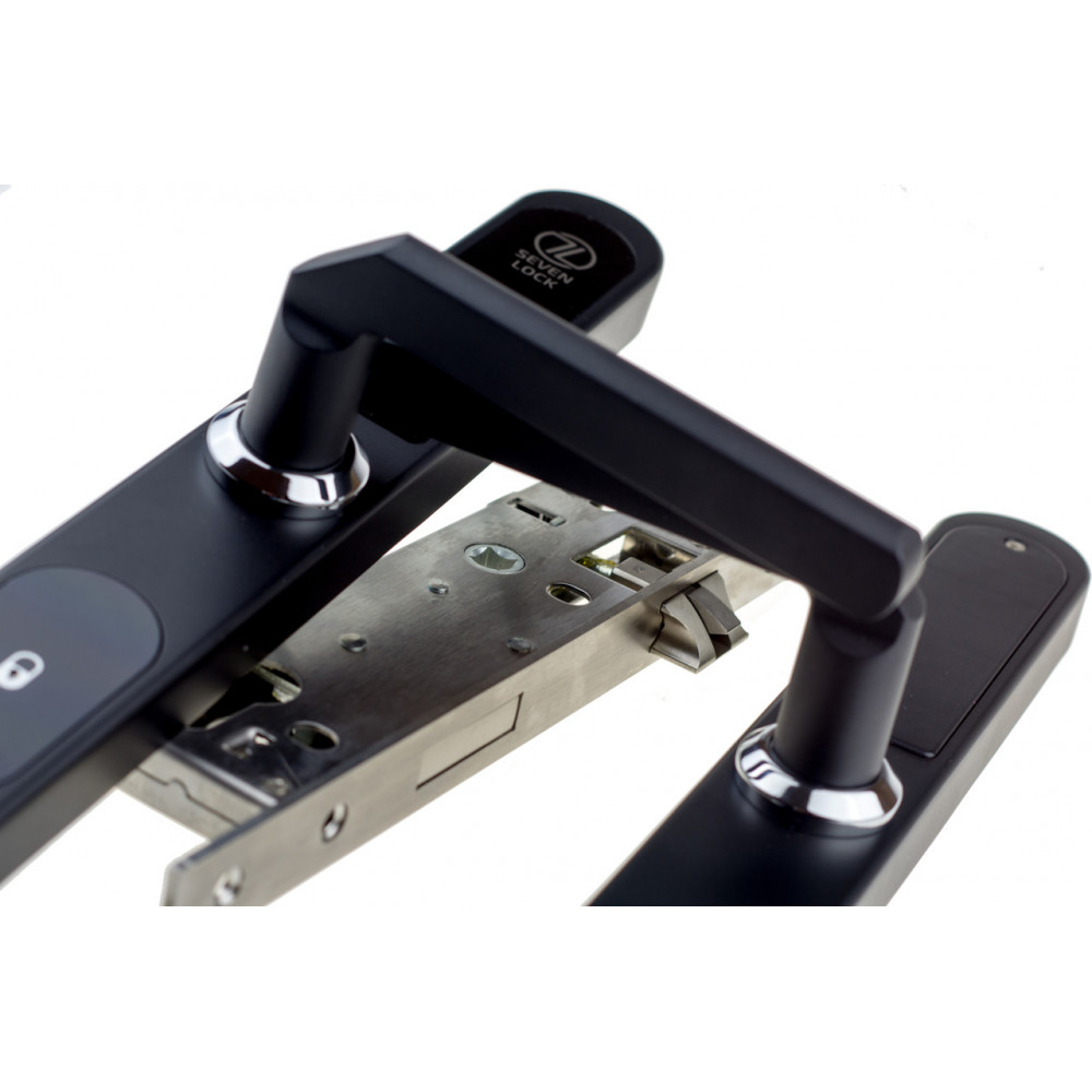 Електронний RFID замок для офісів SEVEN LOCK SL-7737S black ID MF