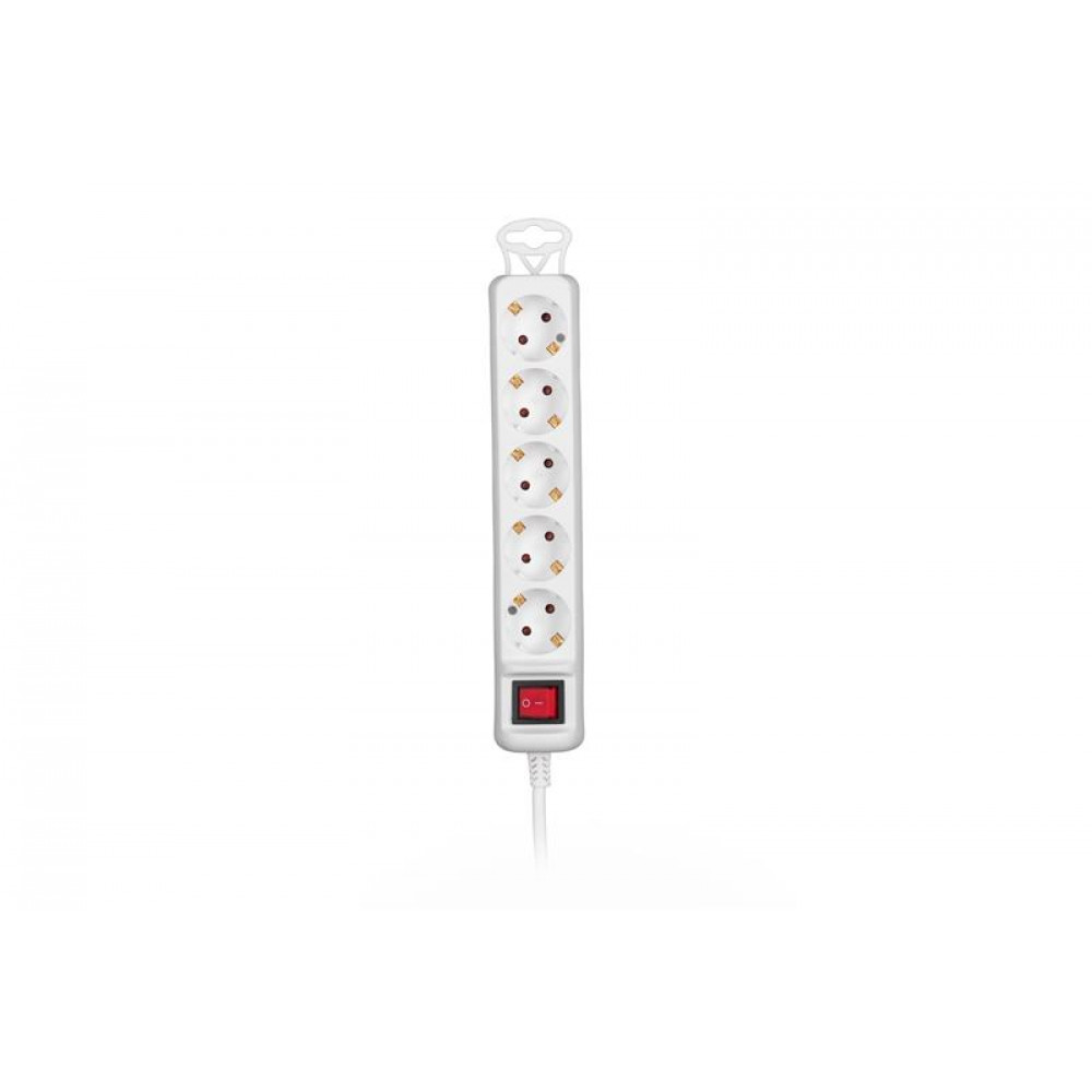 Фільтр живлення 2Е (2E-U05ESM1.5) 5хSchuko, 1.5 м, білий