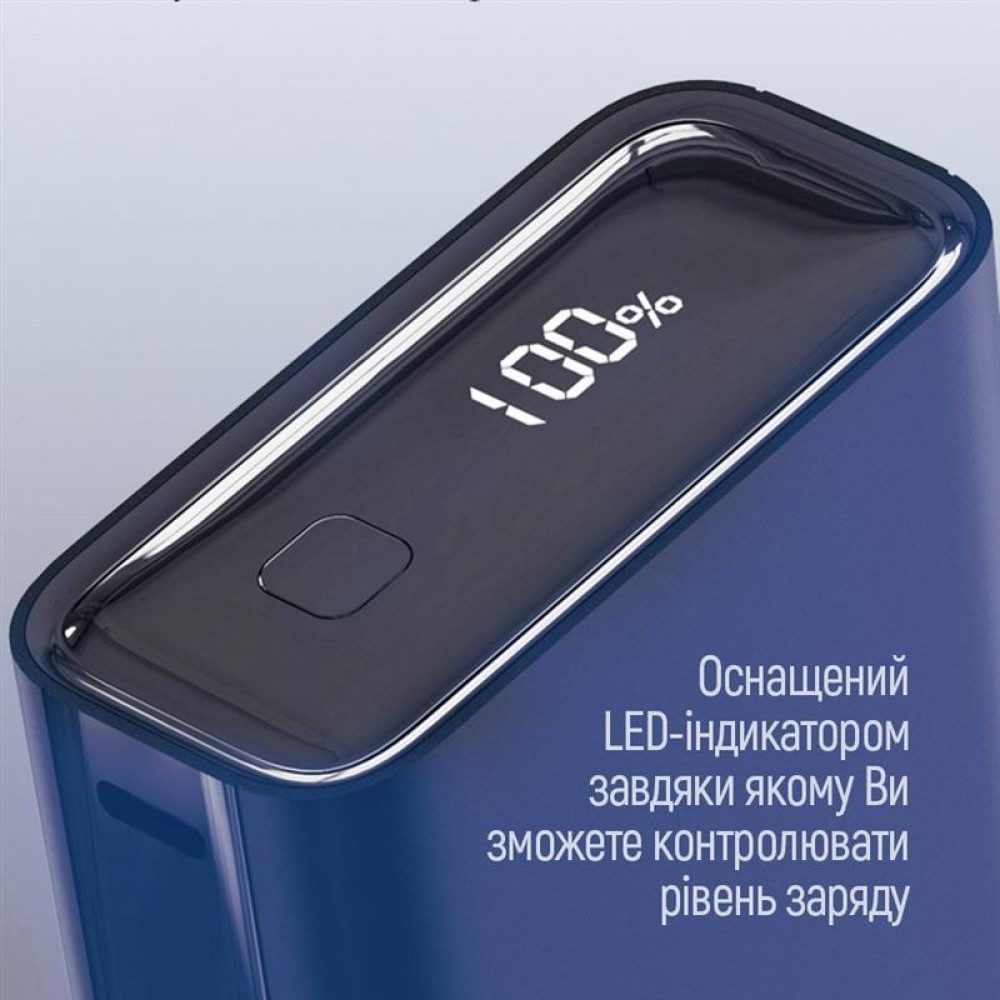 Power Bank ColorWay Full power 20000mAh Blue (CW-PB200LPG2BL-PDD)