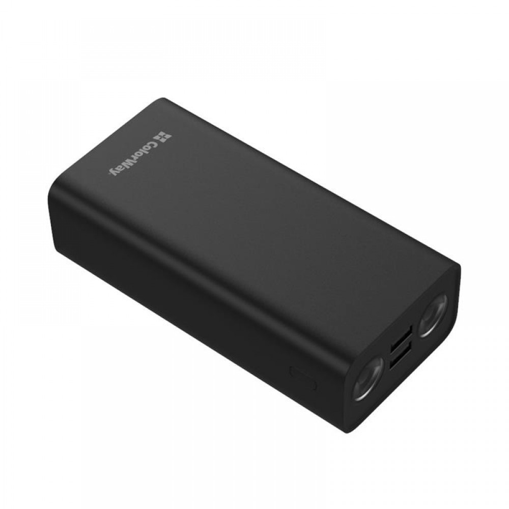 Power Bank ColorWay Lamp 30000mAh Black (CW-PB300LPB3BK-F)