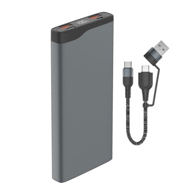 Power Bank 4smarts VoltHub Pro 10000mAh 22.5W with Quick Charge, PD gunmetal *Select Edition*