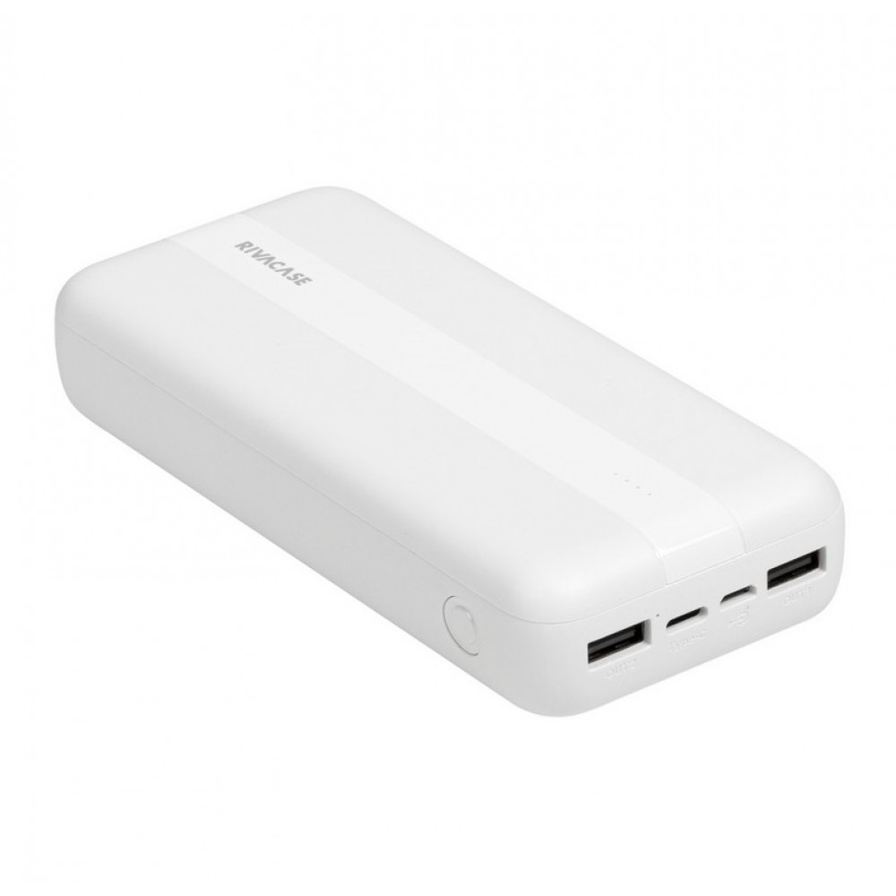 Универсальная мобильная батарея Rivacase VA2081 20000 mAh White (PB931071)