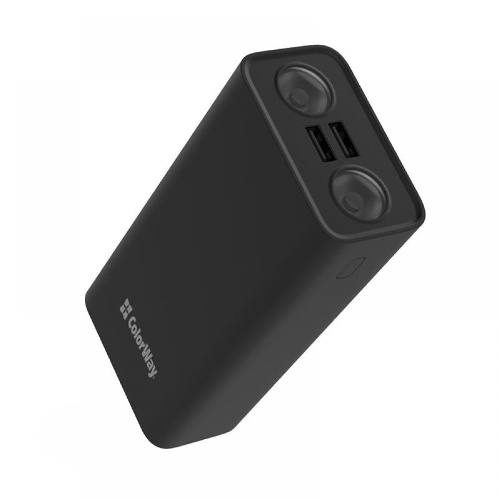 Power Bank ColorWay Lamp 30000mAh Black (CW-PB300LPB3BK-F)