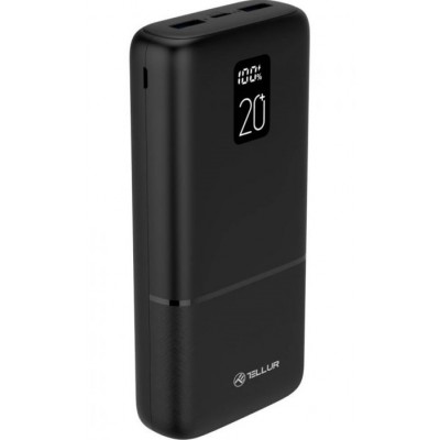 Универсальная мобильная батарея Tellur PD202 Boost Pro 20000mAh Black (TLL158351)