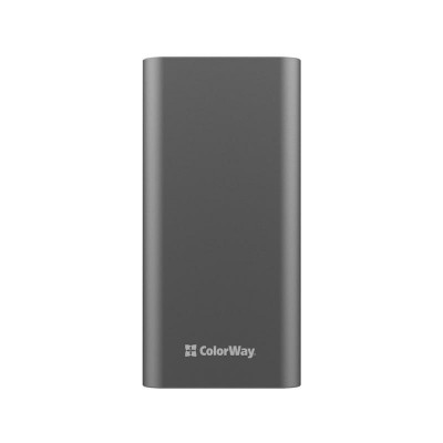 Универсальная мобильная батарея ColorWay 20000mAh Gray (CW-PB200LPH3GR-PDD)