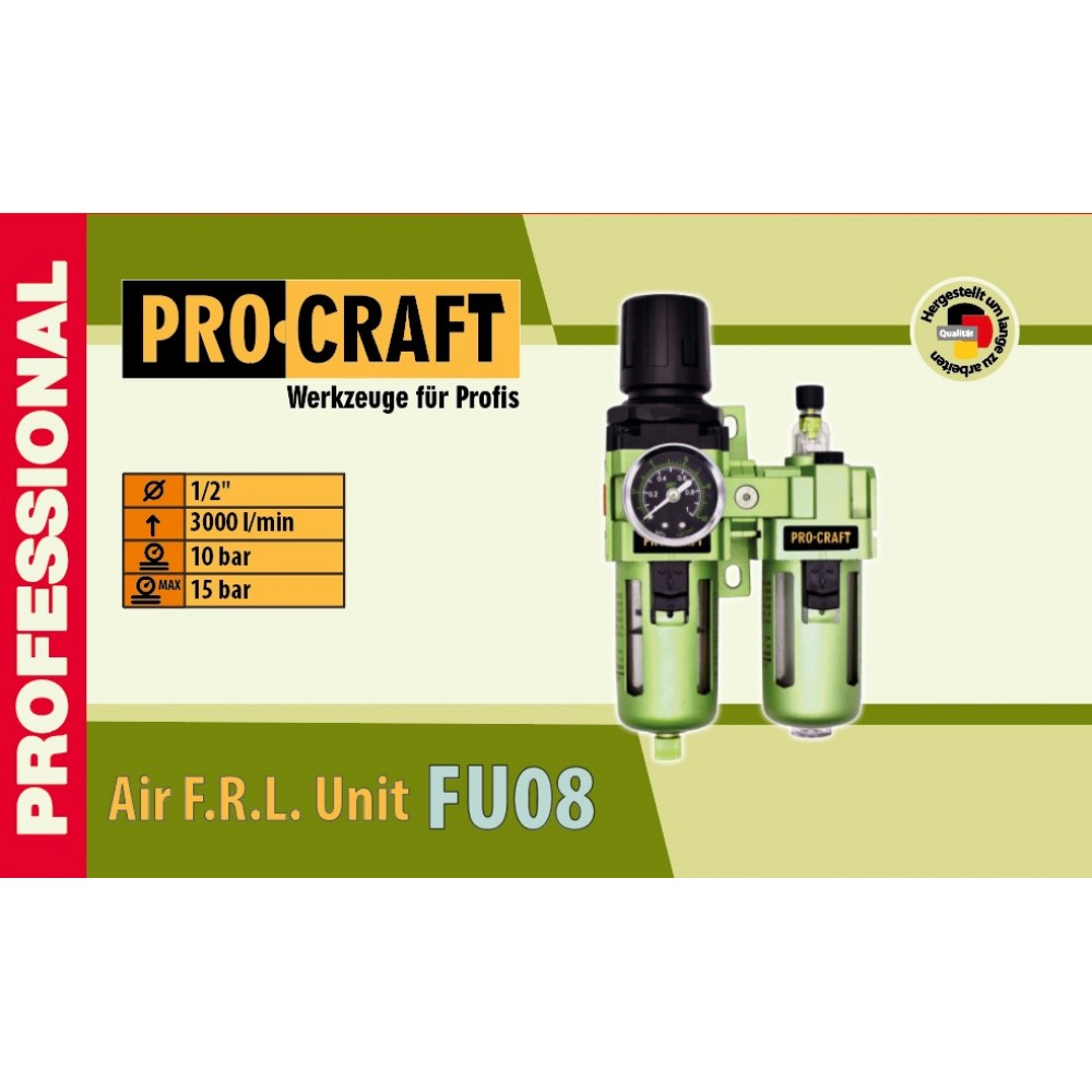 Блок подготовки воздуха 1/2" Procraft FU08 (900082)