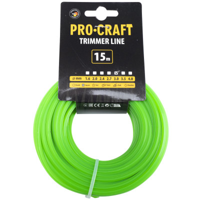 Волосінь квадрат Procraft 3мм 15м (КВ-3_15)