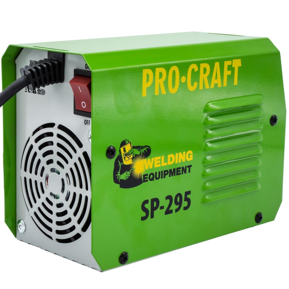 Сварочный аппарат Procraft SP295 (КЕЙС) + Маска SHP90-30 NEW + Электроды Procraft AHO36 1кг 3мм (295369)