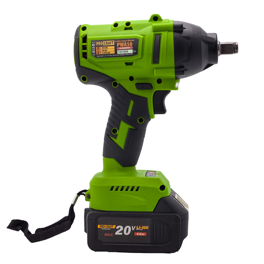 Аккумуляторный гайковерт Procraft PWA50 (без АКБ и ЗУ) (030056)