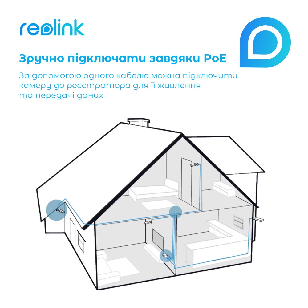 Комплект видеонаблюдения Reolink RLK8-520D4-5MP