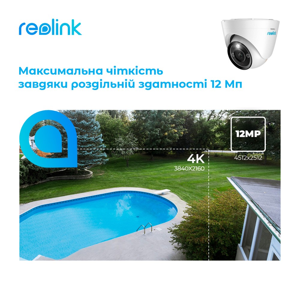 IP камера Reolink RLC-1224A 2.8 mm
