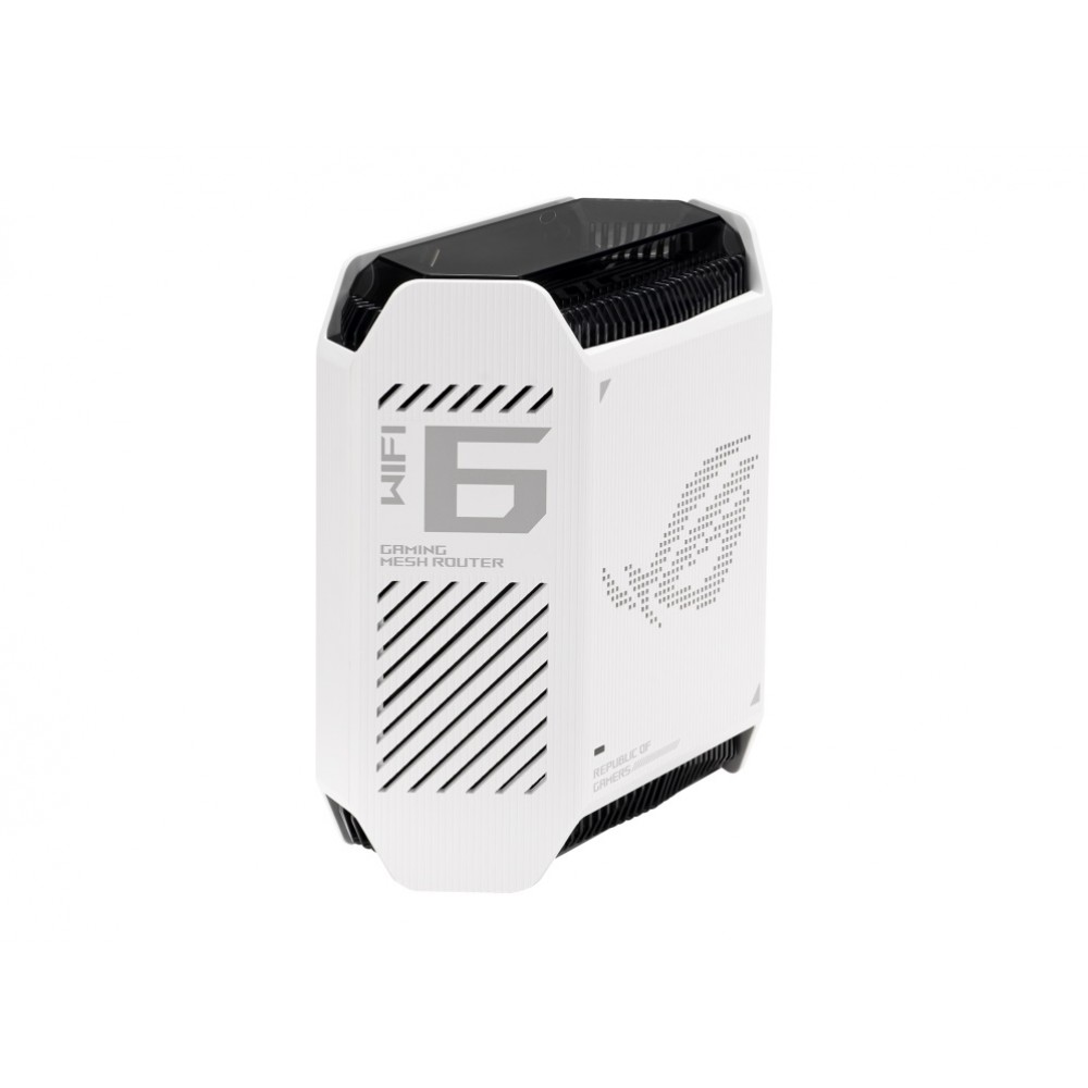 Бездротовий маршрутизатор Asus ROG Rapture Gaming Mesh System GT6 White 1pk (GT6-W-1-PK/90IG07F0-MU9A30)