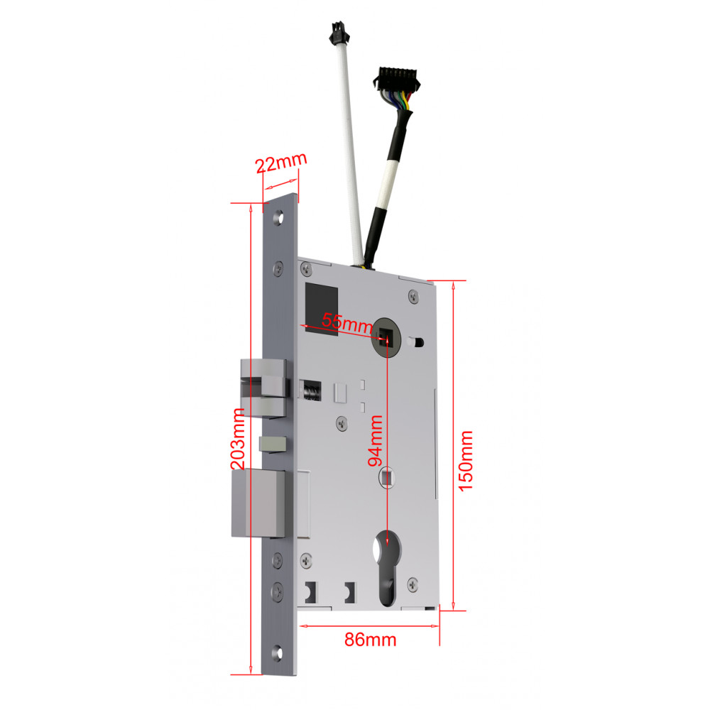 Електронний RFID замок для готелів та офісів SEVEN LOCK SL-7730