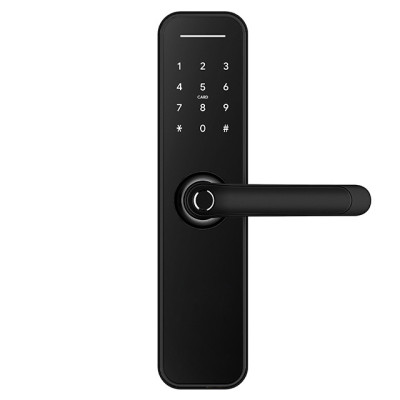 Розумний дверний біометричний замок SEVEN LOCK SL-7766BF black