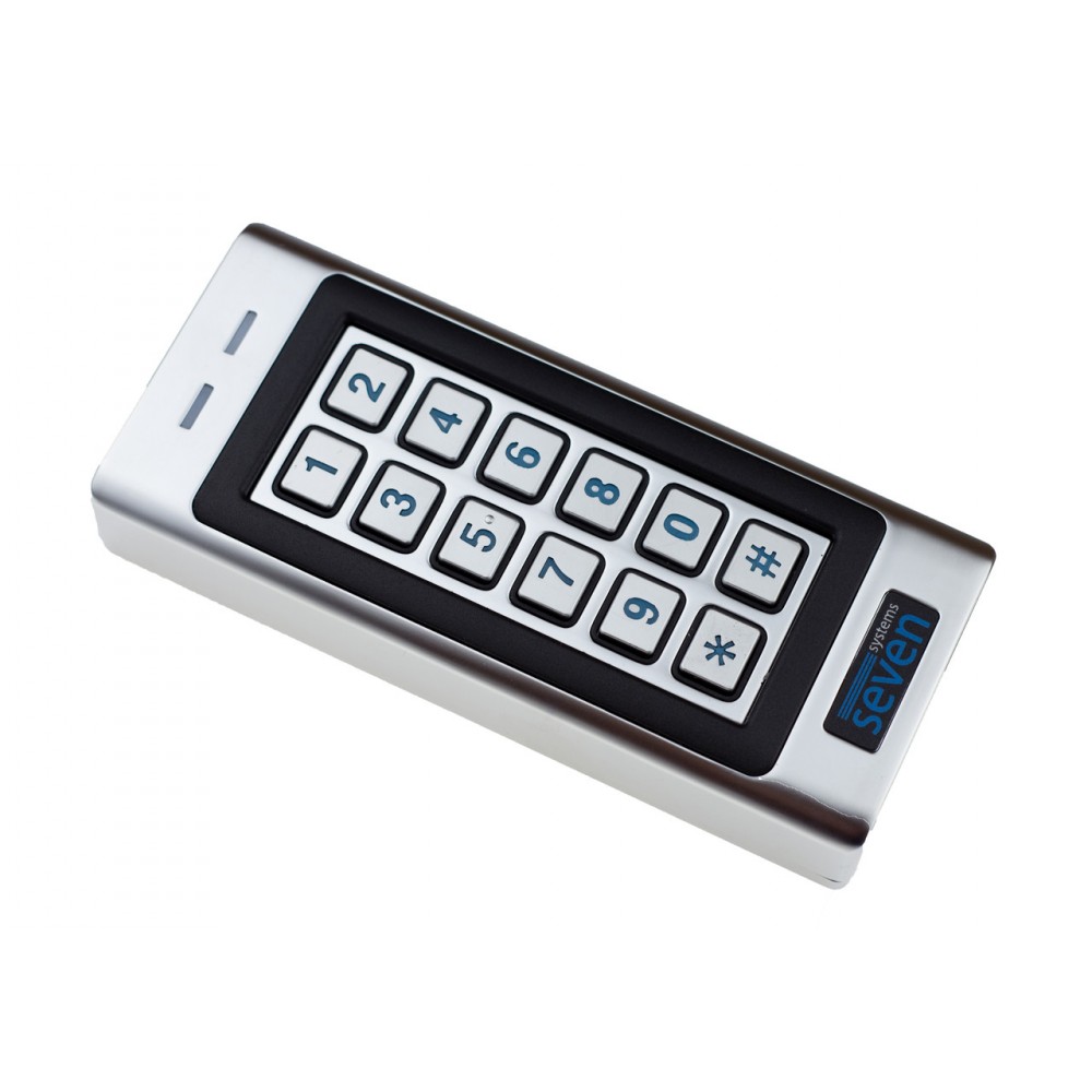 Контролер доступу + зчитувач з кодовою клавіатурою SEVEN CR-775S MIFARE