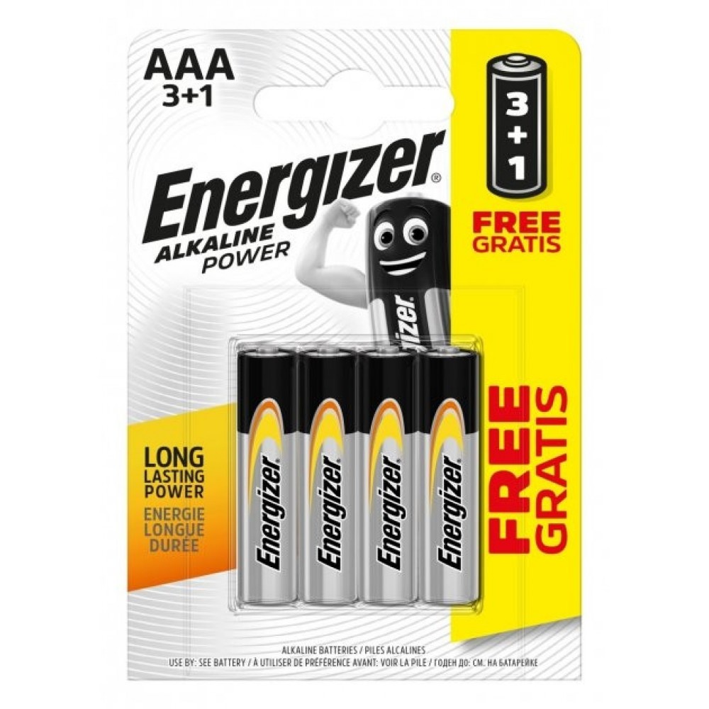 Батарейка Energizer AAA Alkaline Power 4 шт