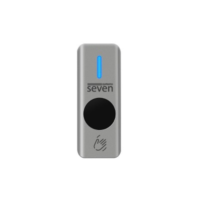 Кнопка виходу безконтактна металева вулична накладна SEVEN K-7497NDW