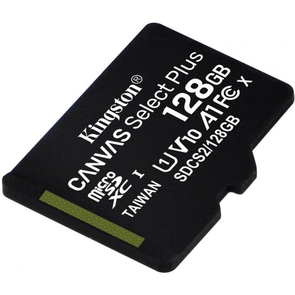 Карта пам'яті для домофону microSDXC Kingston Canvas Select Plus 128 GB Class 10 А1 UHS-1