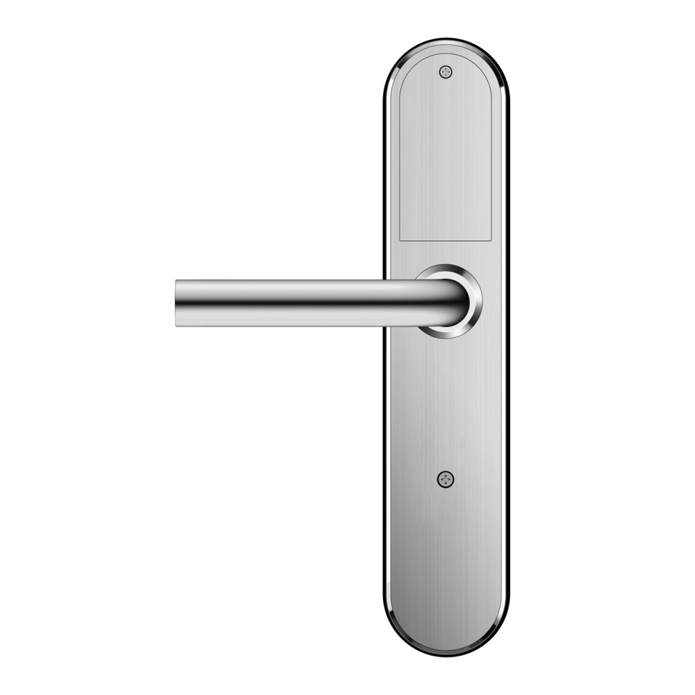 Умный дверной биометрический замок SEVEN LOCK SL-7768BF silver (врезная часть 6068R)