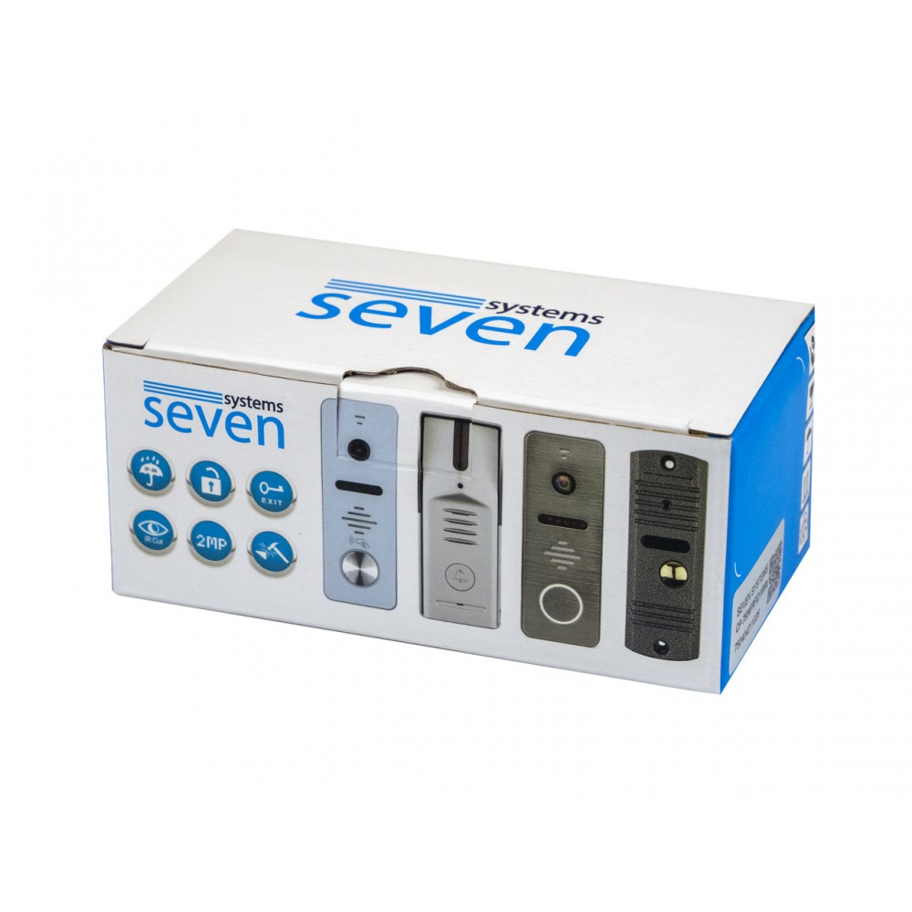 Вызывная панель домофона SEVEN CP-7507 FHD silver