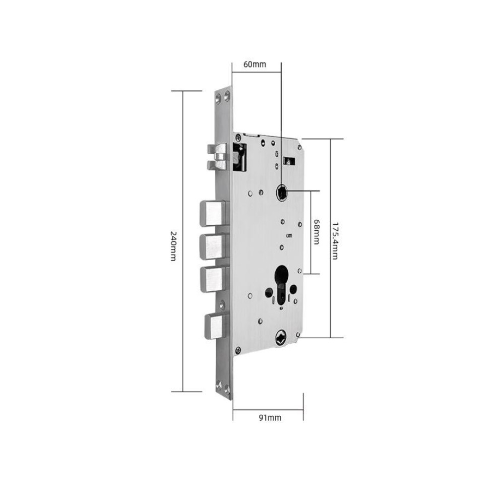 Умный дверной биометрический замок SEVEN LOCK SL-7769BF black Умный дверной биометрический замок SEVEN LOCK SL-7769BF black