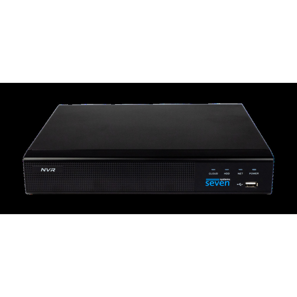 Комплект видеонаблюдения на 4 купольные 2 Мп IP-камеры SEVEN IP-7212B4-2MP
