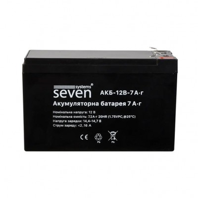 Акумуляторна батарея SEVEN 12В/7,2Аг