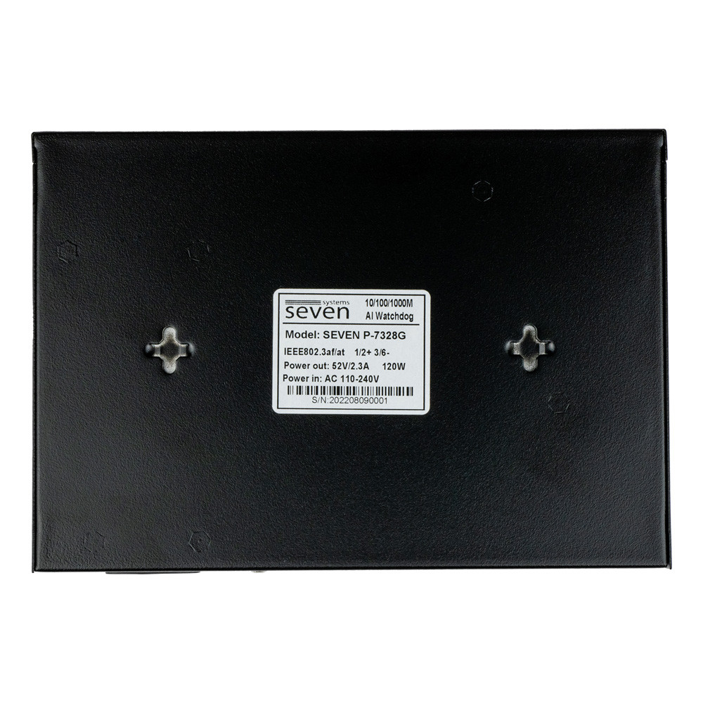 PoE комутатор (switch) 8 портів SEVEN P-7328G
