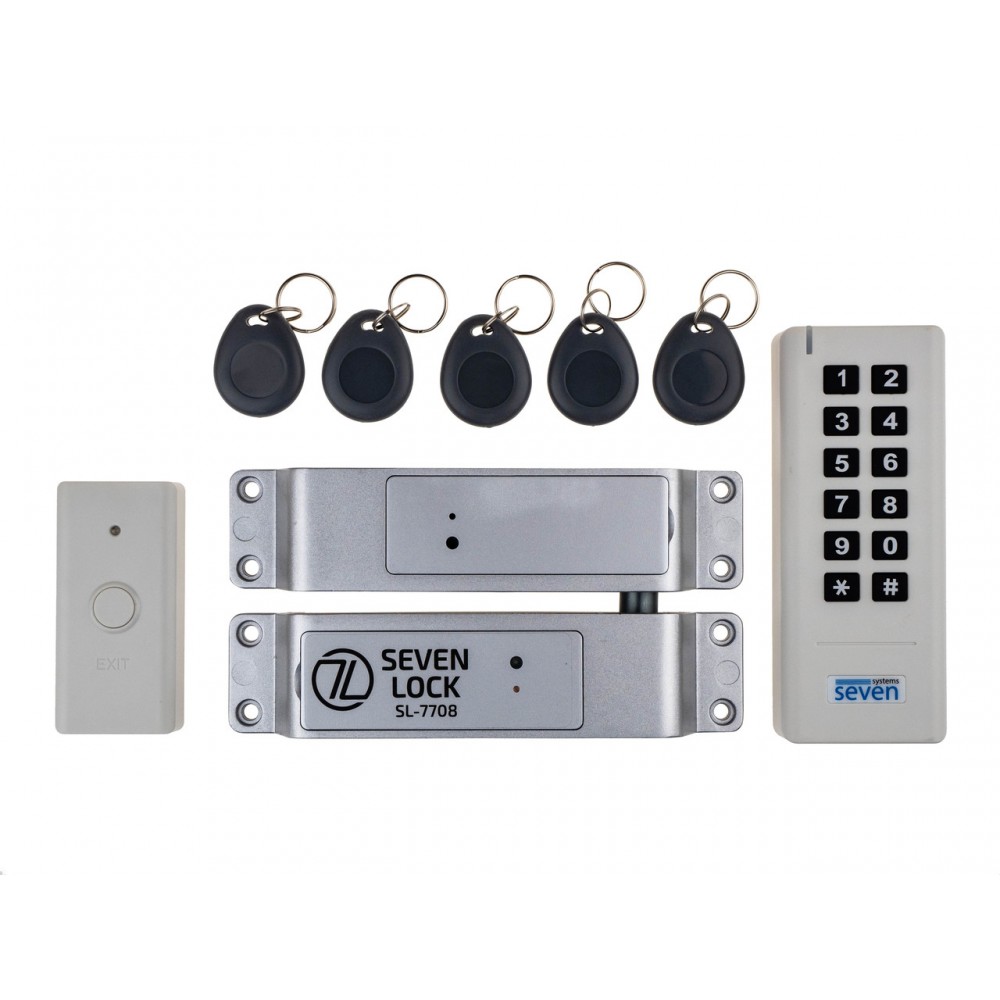 Беспроводной комплект контроля доступа SEVEN LOCK SL-7708 white