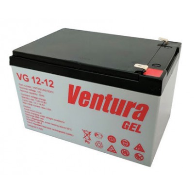 Акумуляторна батарея 12В/12Ач Ventura VG GEL 12-12