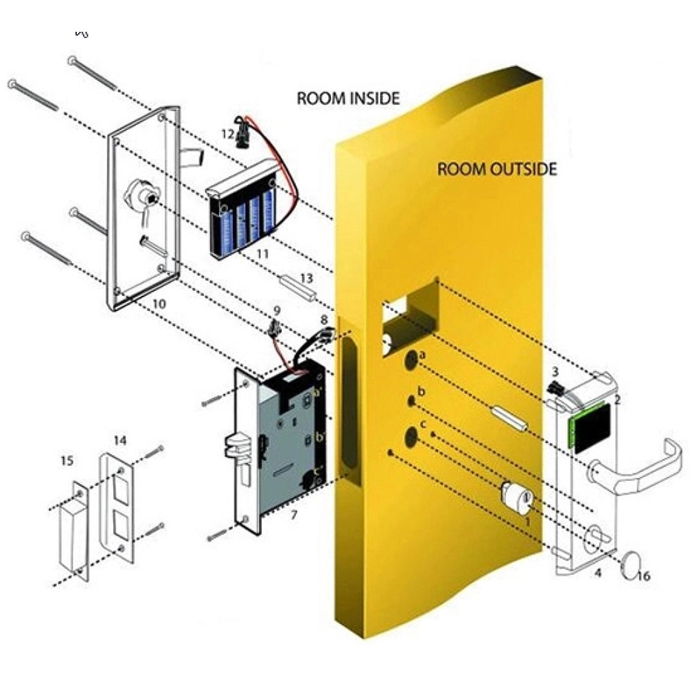Умный дверной замок SEVEN LOCK SL-7735B black Умный дверной замок SEVEN LOCK SL-7735B black