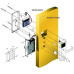 Умный дверной замок SEVEN LOCK SL-7735B black