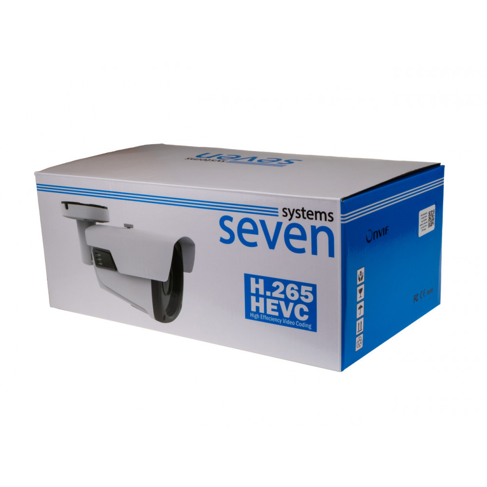 Моторизованная вариофокальная IP-видеокамера 5 Мп уличная SEVEN IP-7245P-MV PRO 2,7-13,5 мм